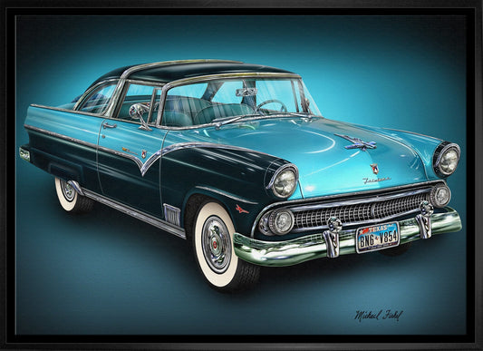 Ford 20x29 Framed Canvas by Michael Fishel - Jack Righteous