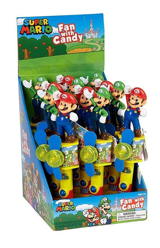 Frankford Candy Fans with LED Lights - Super Mario