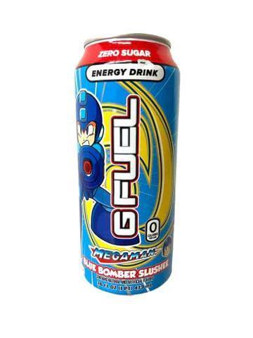 G Fuel Mega Man Blue Bomber Slushee Energy Drink