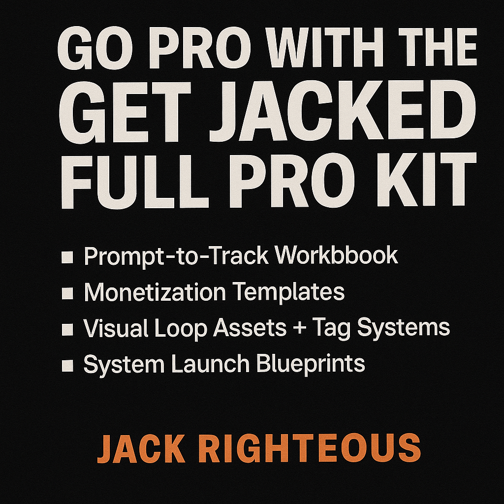 GET JACKED – The Complete AI Creator System for Music, Visuals & Brand Power - Jack Righteous