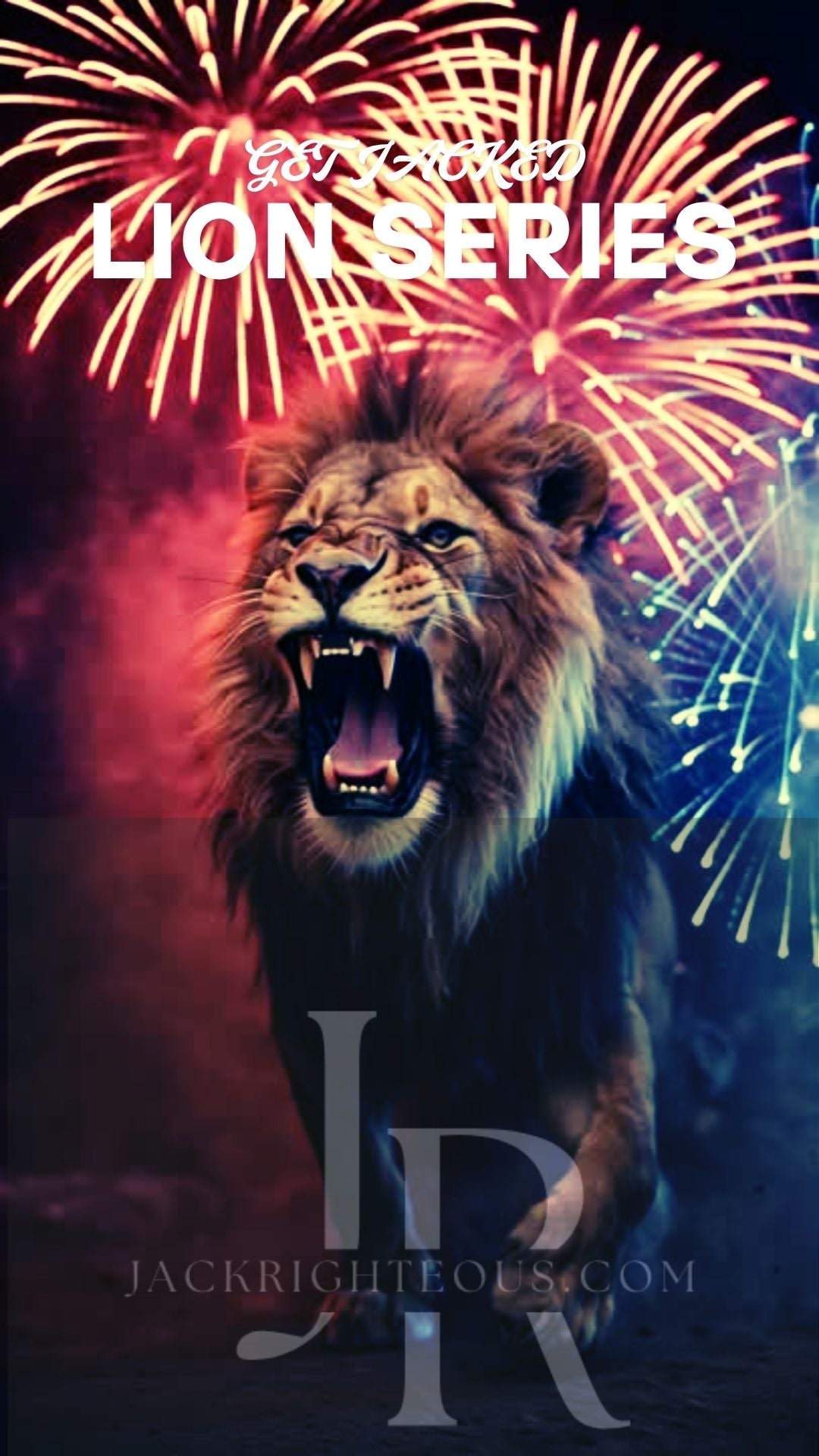 GET JACKED Visual Drop – Cinematic MP4s (Lion, Fireworks, Glitch FX) - Jack Righteous