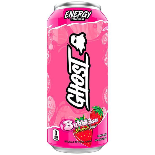 Ghost Bubblicious Strawberry Splash Energy Drink
