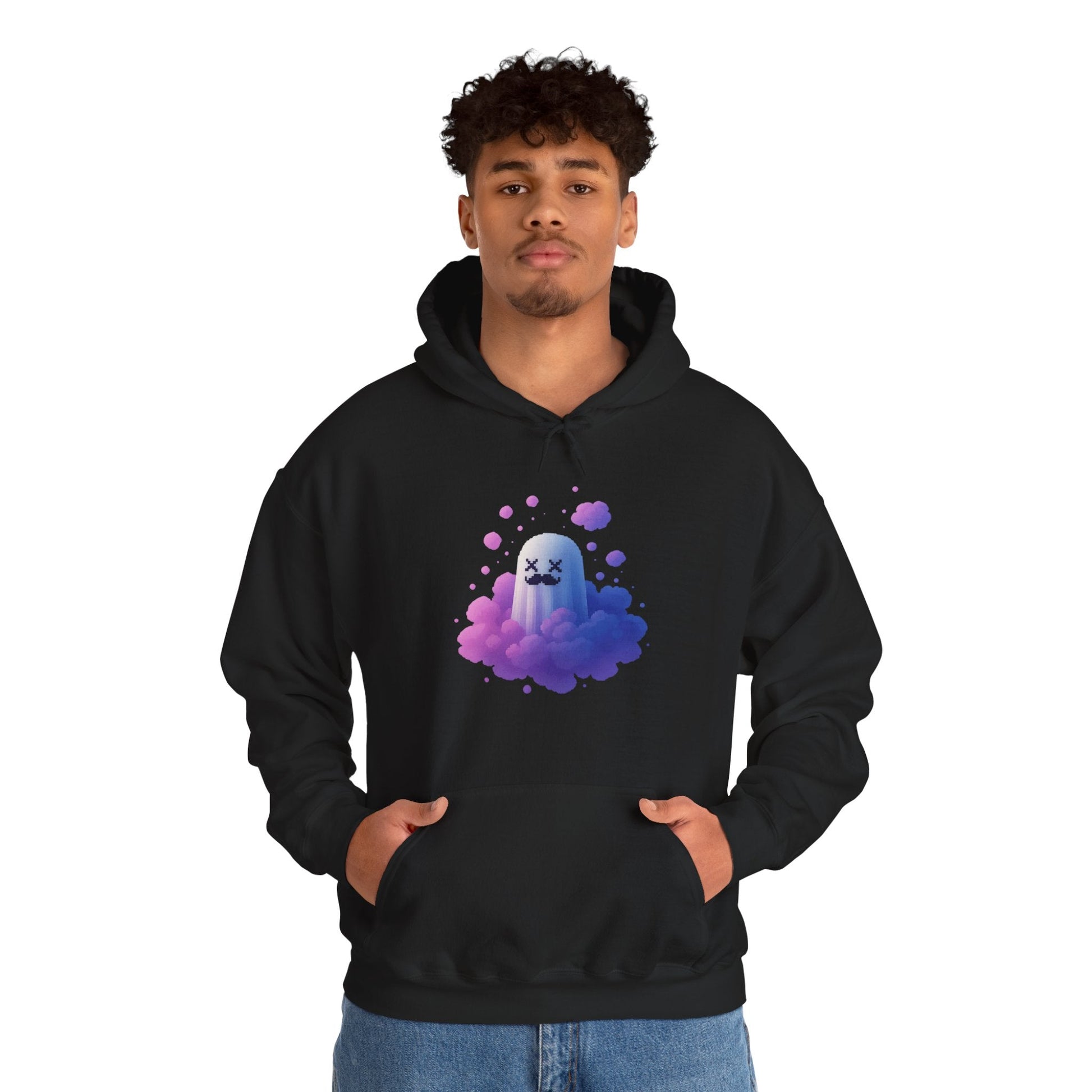 Ghost Cloud Hoodie — Pastel Vaporwave Ghost Graphic Sweatshirt - Jack Righteous