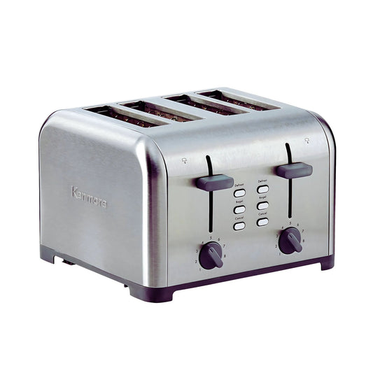 Grille - pain 4 tranches Kenmore avec 9 réglages - acier inoxydable (KKTSDC4SS) - Jack Righteous