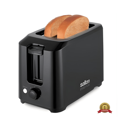 Grille - pain compact Salton Essentials, 2 tranches, noir (EET1981BK) - Jack Righteous