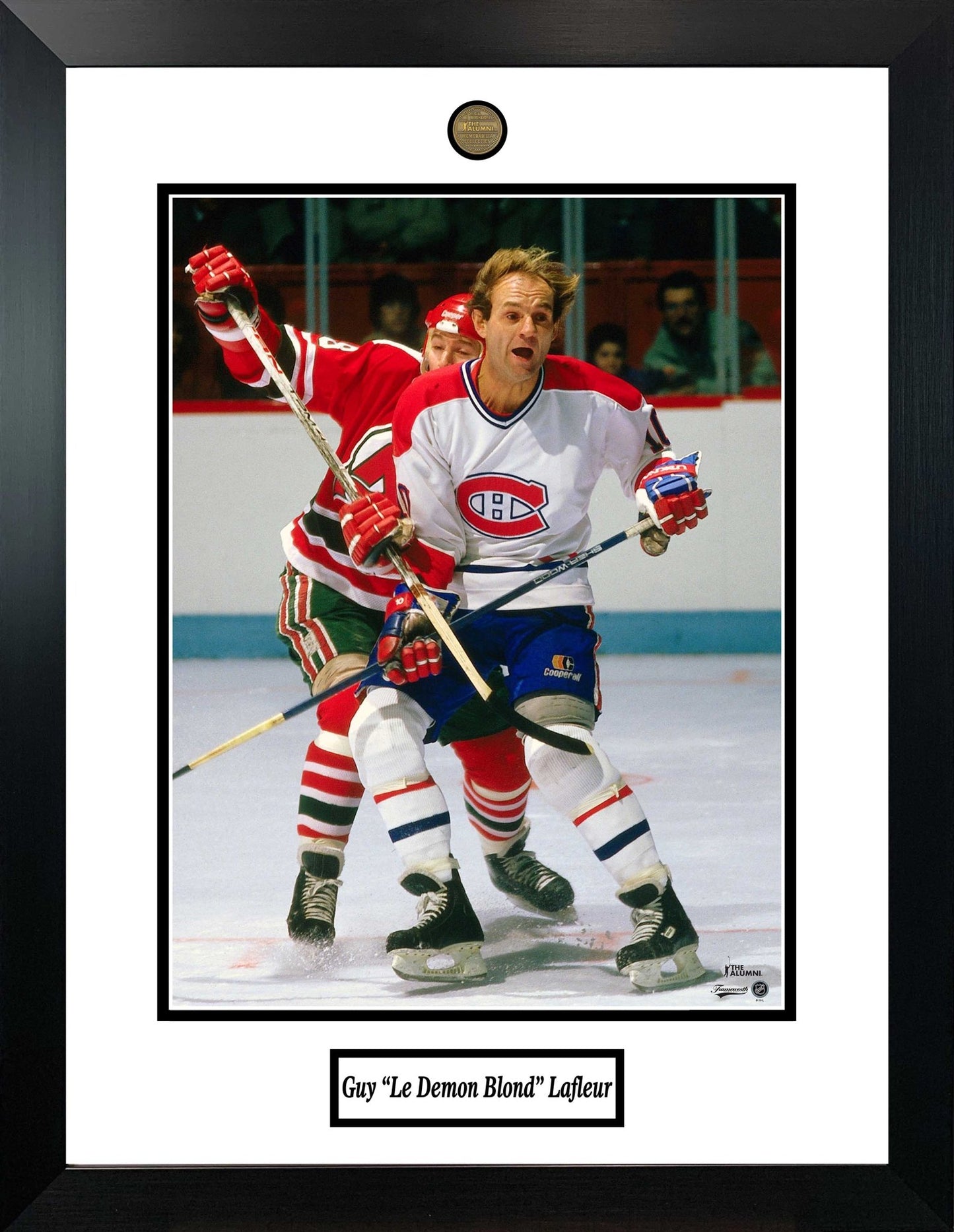 Guy Lafleur Framed Photo with Alumni Coin - Jack Righteous