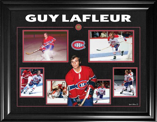 Guy Lafleur Framed Print Multi Photo Collage - Jack Righteous