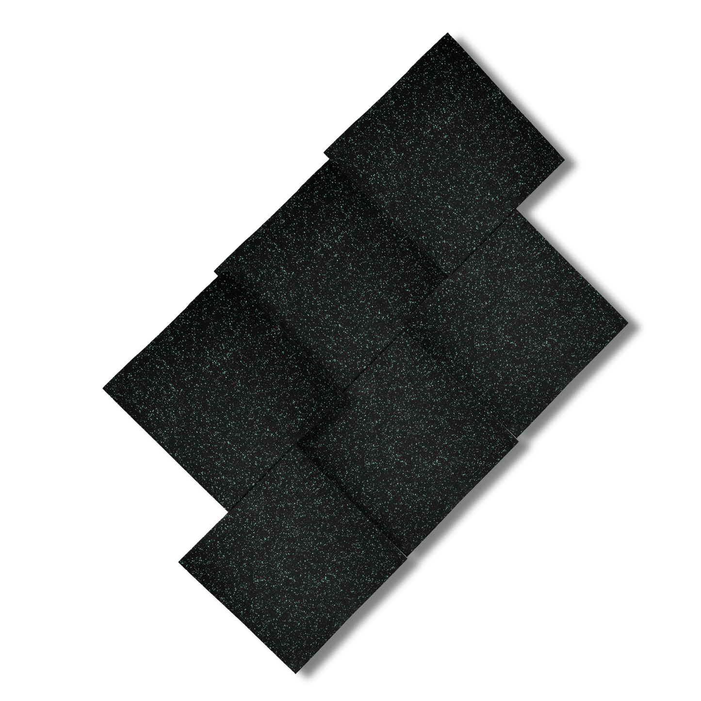 HAJEX Hard Floor Mats for Gym - Pack of 6 - Jack Righteous