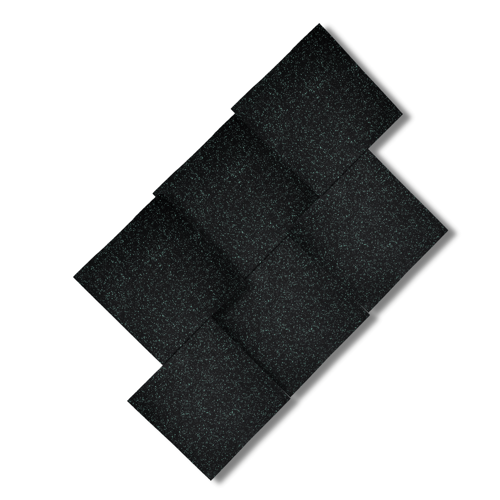HAJEX Hard Floor Mats for Gym - Pack of 6 - Jack Righteous