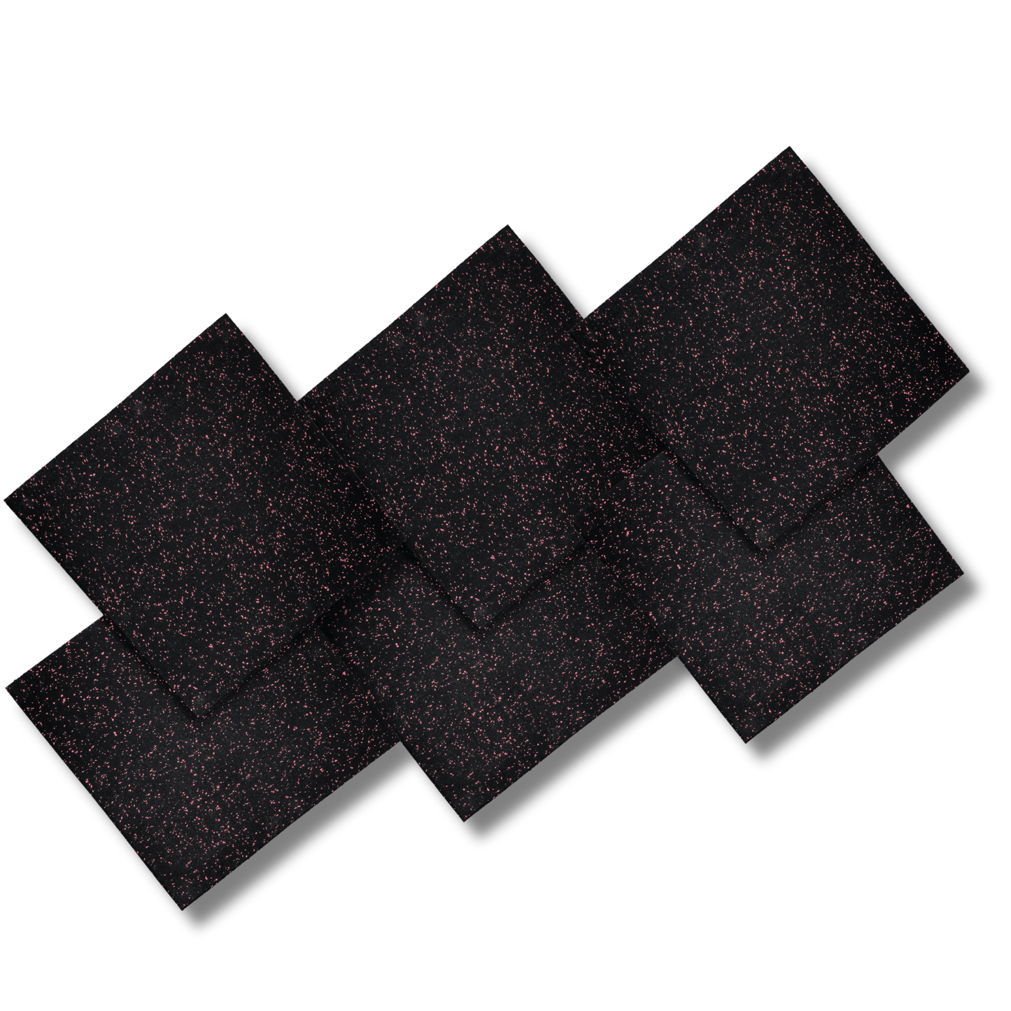 HAJEX Hard Floor Mats for Gym - Pack of 6 - Jack Righteous