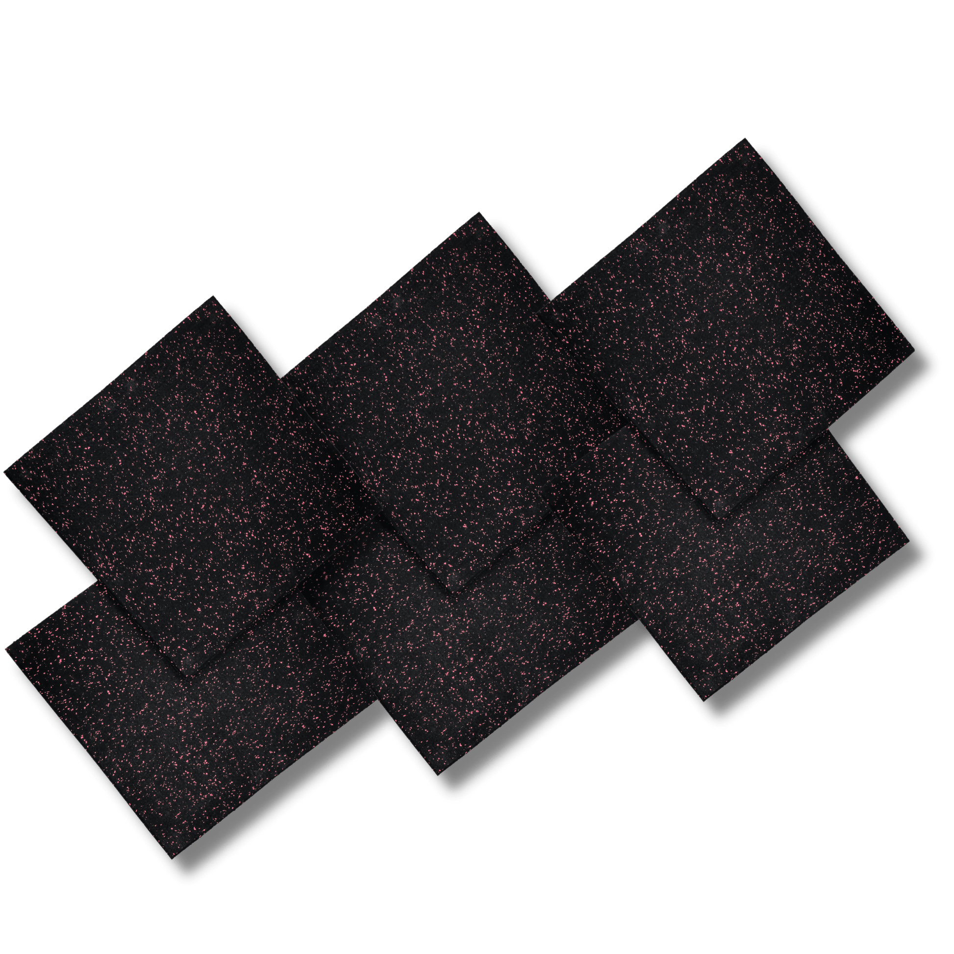HAJEX Hard Floor Mats for Gym - Pack of 6 - Jack Righteous