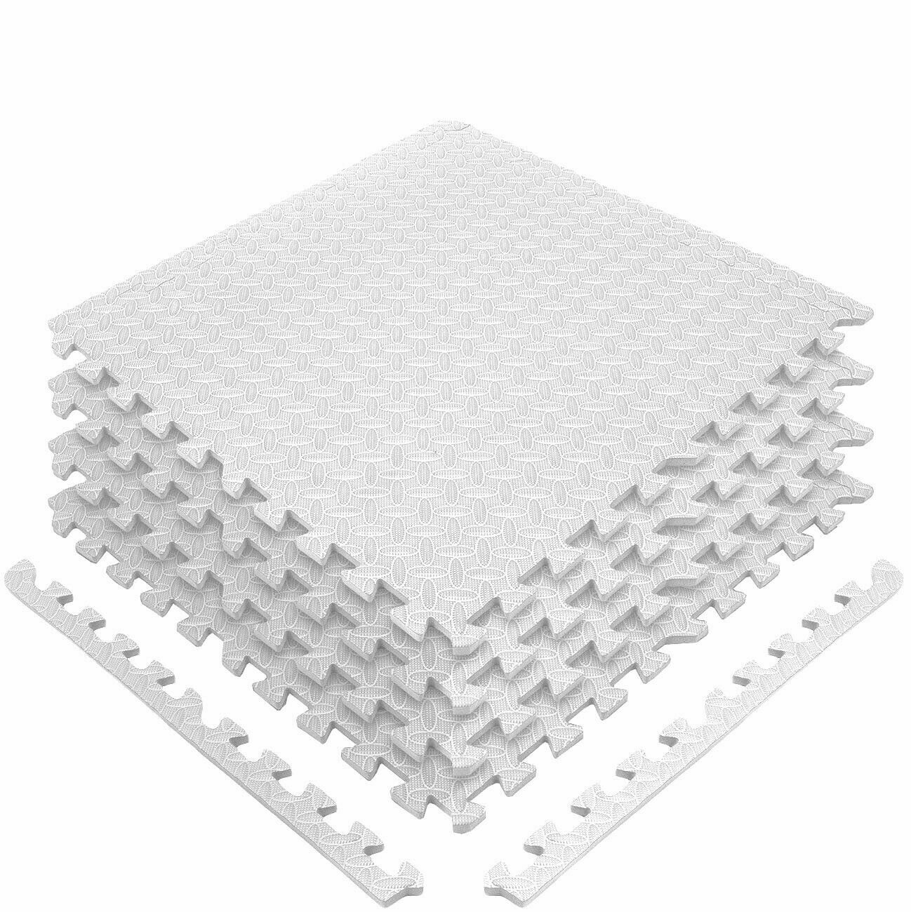 HAJEX Interlocking Exercise Gym Floor Mat - Pack of 6 - Jack Righteous