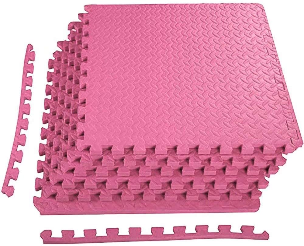HAJEX Interlocking Exercise Gym Floor Mat - Pack of 6 - Jack Righteous