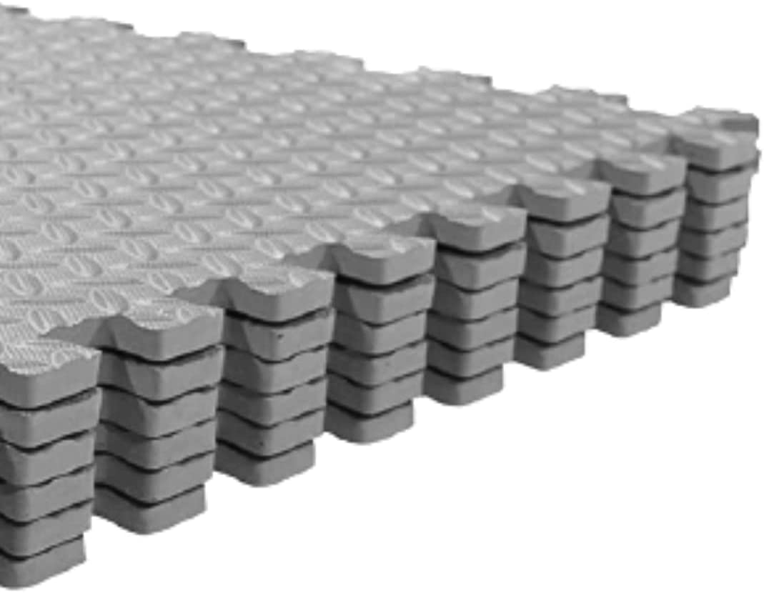 HAJEX Interlocking Exercise Gym Floor Mat - Pack of 6 - Jack Righteous