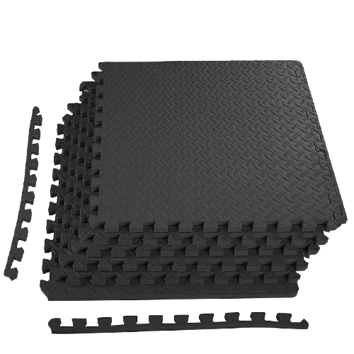 HAJEX Interlocking Exercise Gym Floor Mat - Pack of 6 - Jack Righteous