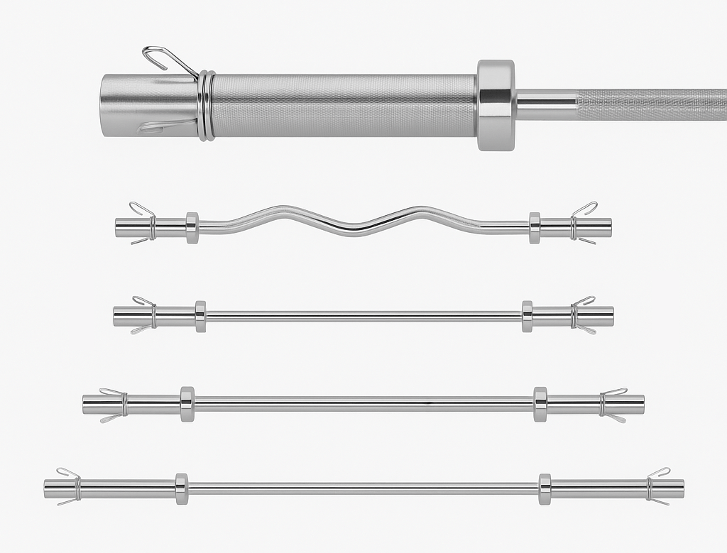 HAJEX Olympic and Standard Barbell Bars with Bearings and High Loading Capacity - Jack Righteous