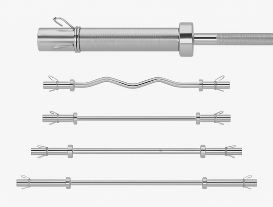 HAJEX Olympic and Standard Barbell Bars with Bearings and High Loading Capacity - Jack Righteous