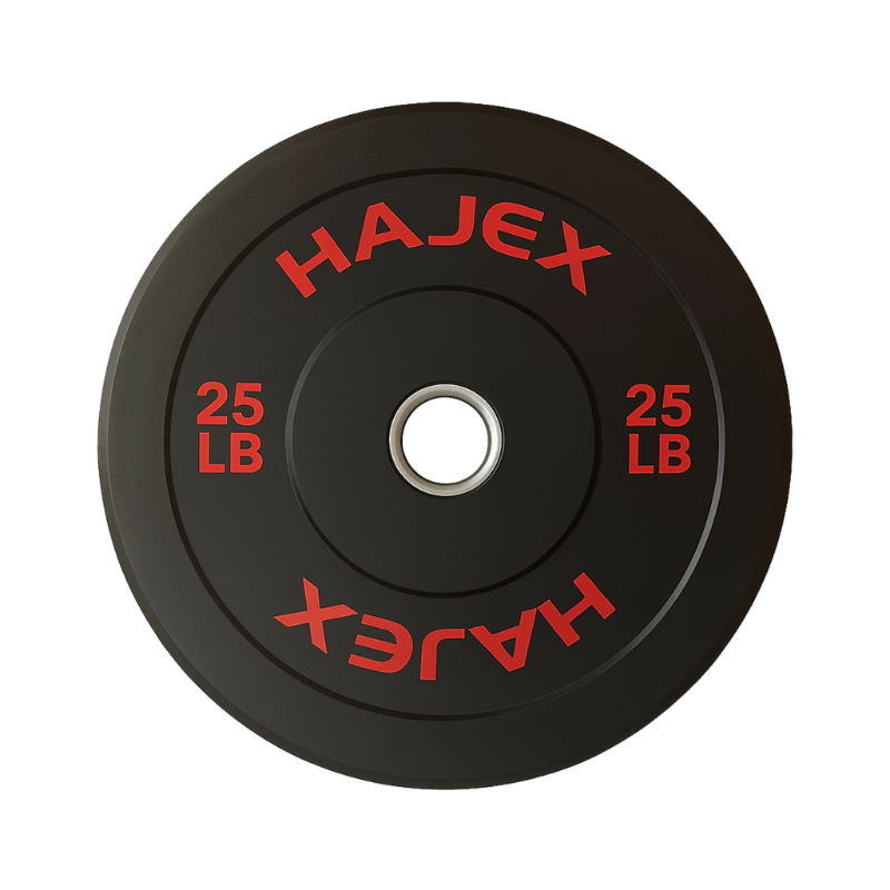 HAJEX Olympic Bumper Weight Plates - 10, 15, 25, 35, 45, 55 LB - Jack Righteous