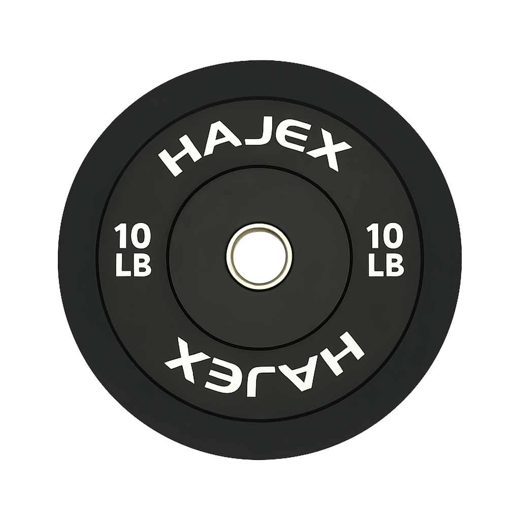 HAJEX Olympic Bumper Weight Plates - 10, 15, 25, 35, 45, 55 LB - Jack Righteous