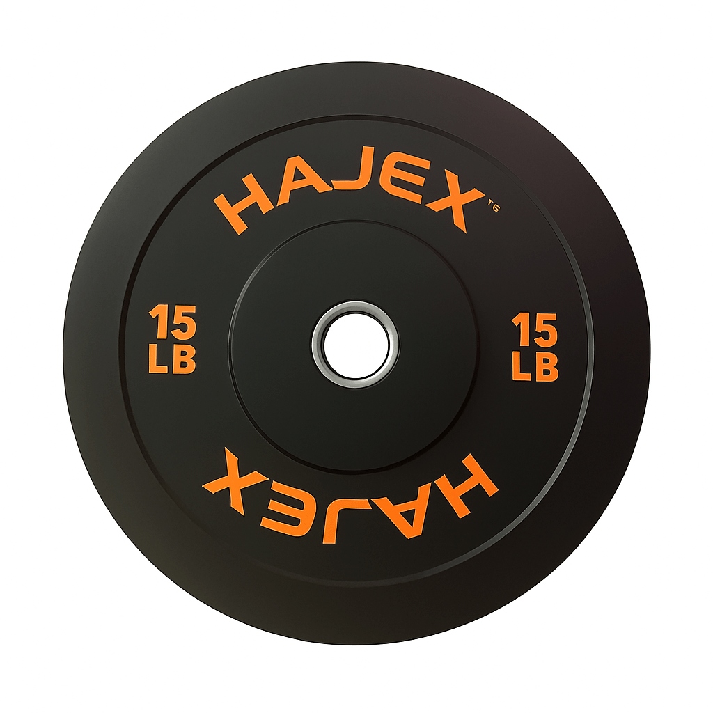 HAJEX Olympic Bumper Weight Plates - 10, 15, 25, 35, 45, 55 LB - Jack Righteous