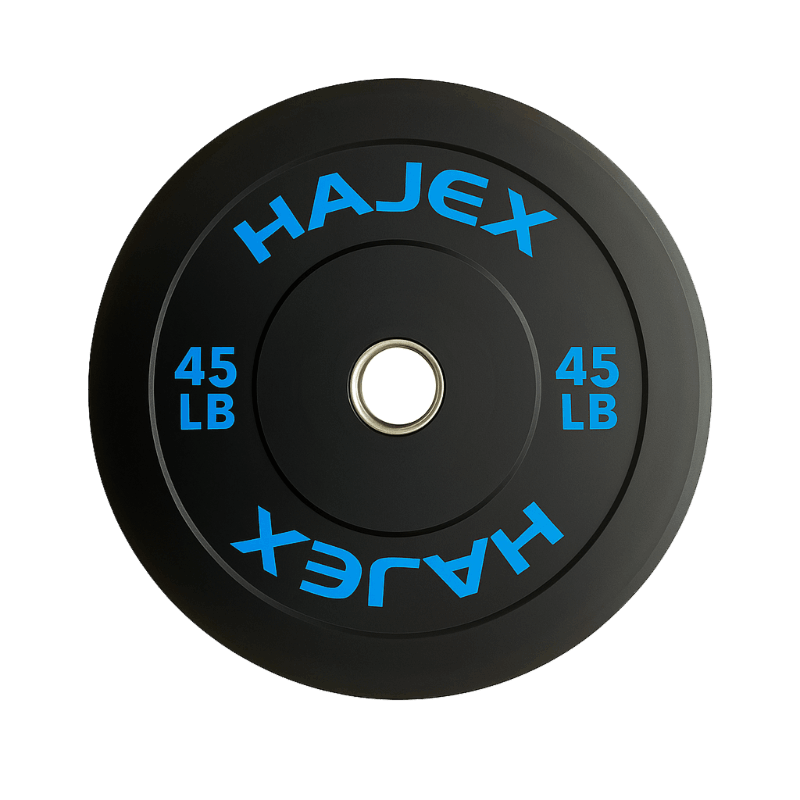 HAJEX Olympic Bumper Weight Plates - 10, 15, 25, 35, 45, 55 LB - Jack Righteous