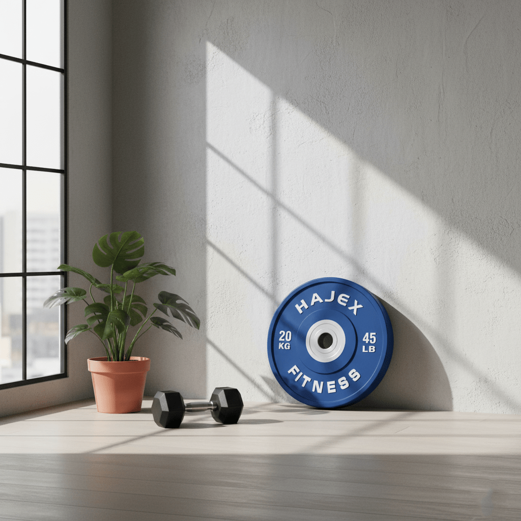 HAJEX Olympic Competition Steel Hub Bumper Plates Colored - 15, 25, 35, 45, 55 LB - Jack Righteous