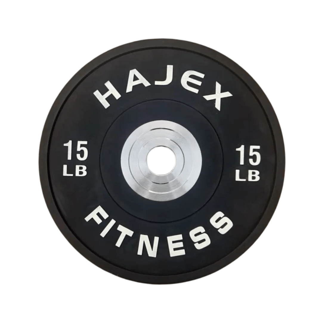 HAJEX Olympic Competition Steel Hub Bumper Plates Colored - 15, 25, 35, 45, 55 LB - Jack Righteous