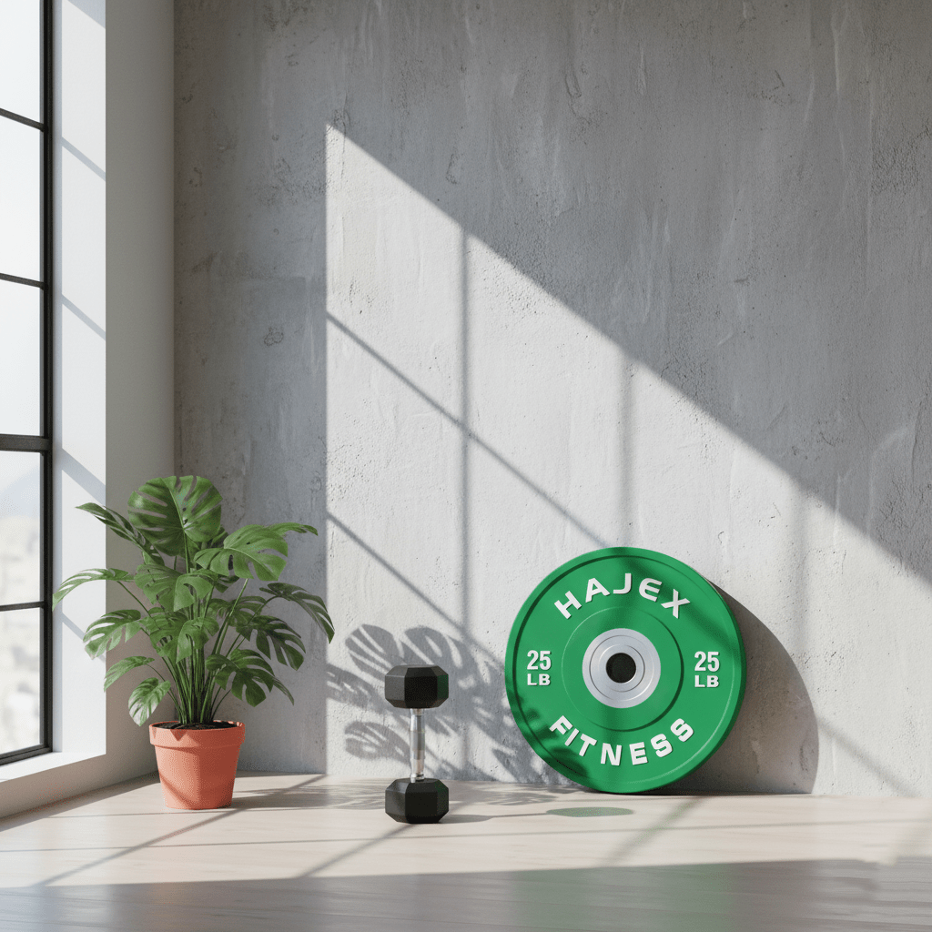 HAJEX Olympic Competition Steel Hub Bumper Plates Colored - 15, 25, 35, 45, 55 LB - Jack Righteous