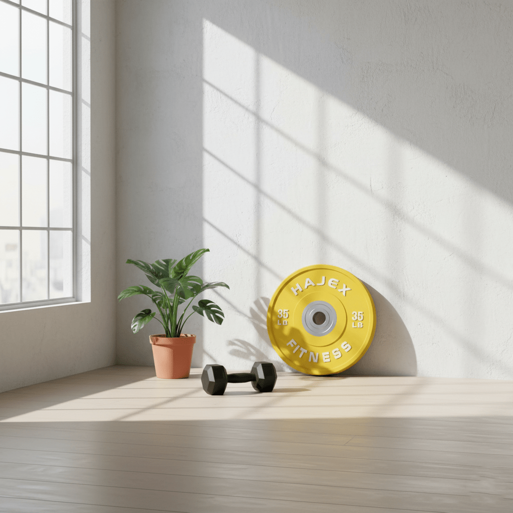 HAJEX Olympic Competition Steel Hub Bumper Plates Colored - 15, 25, 35, 45, 55 LB - Jack Righteous