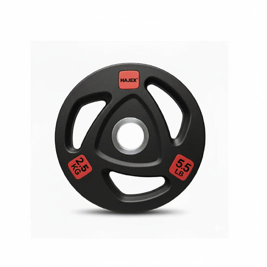 HAJEX Rubber Olympic Bumper Grip Weight Plates & Sets in LBs & KGs - Jack Righteous