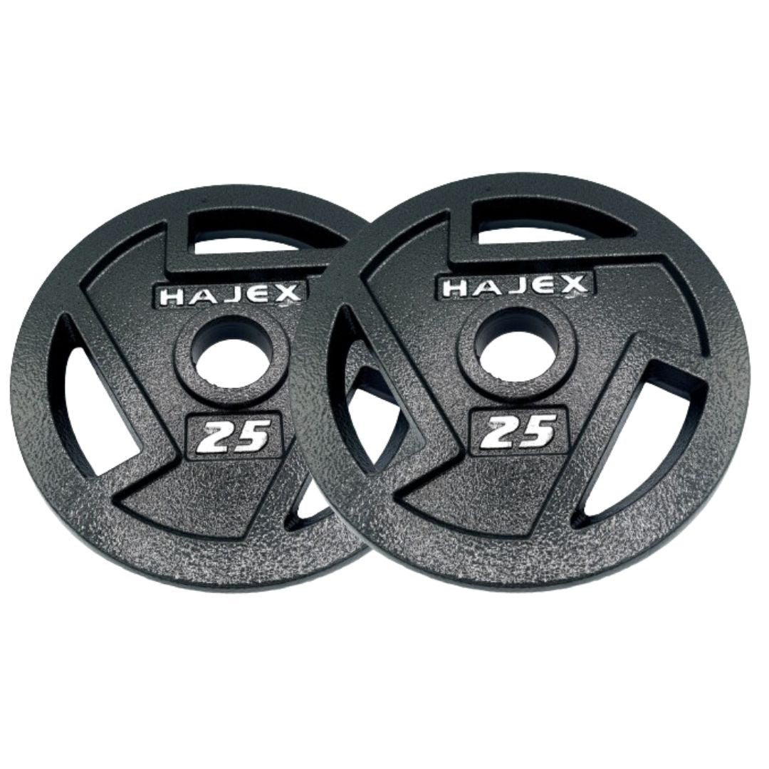 HAJEX Tri Grip Cast Iron Weight Plates - Jack Righteous