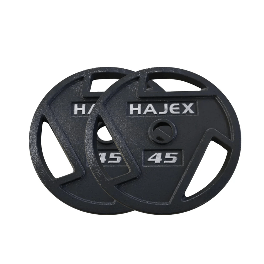 HAJEX Tri Grip Cast Iron Weight Plates - Jack Righteous