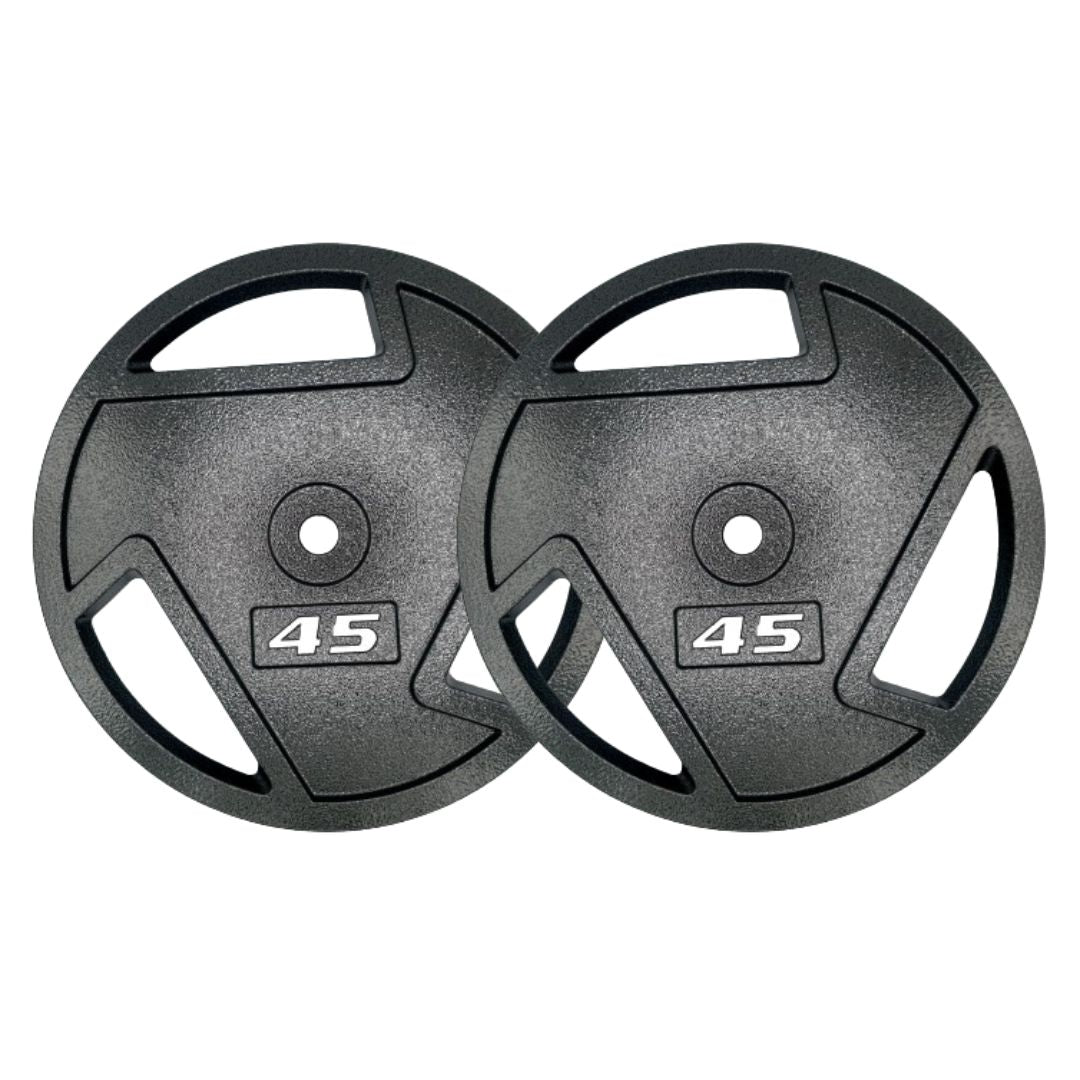 HAJEX Tri Grip Cast Iron Weight Plates - Jack Righteous