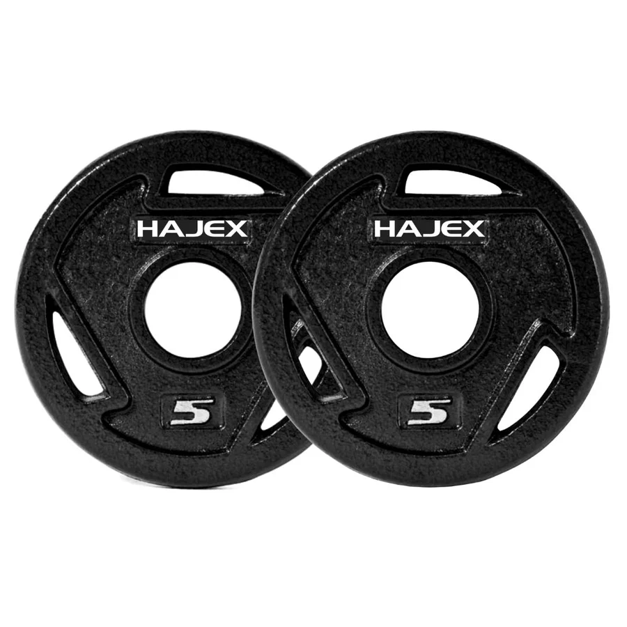 HAJEX Tri Grip Cast Iron Weight Plates - Jack Righteous