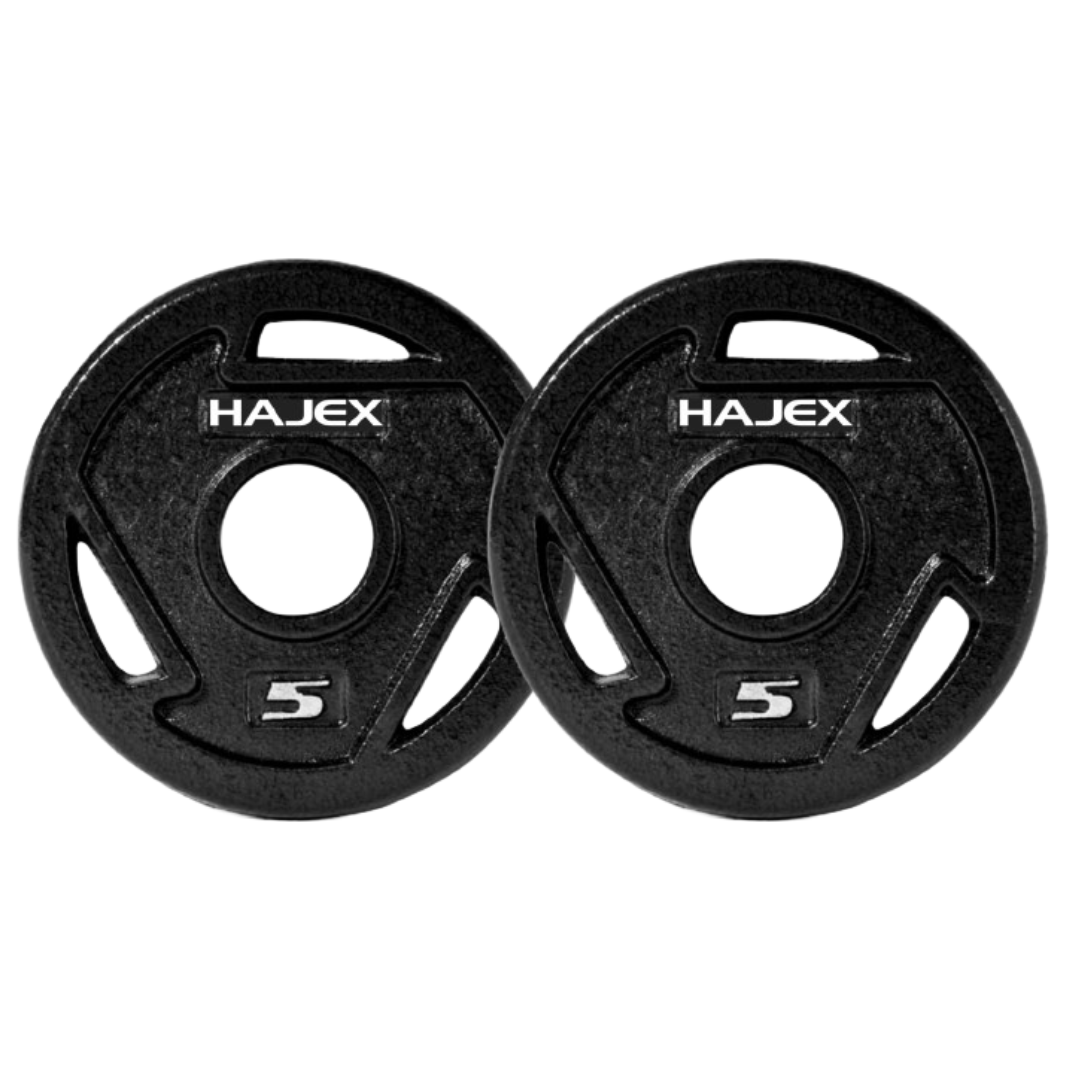 HAJEX Tri Grip Cast Iron Weight Plates - Jack Righteous