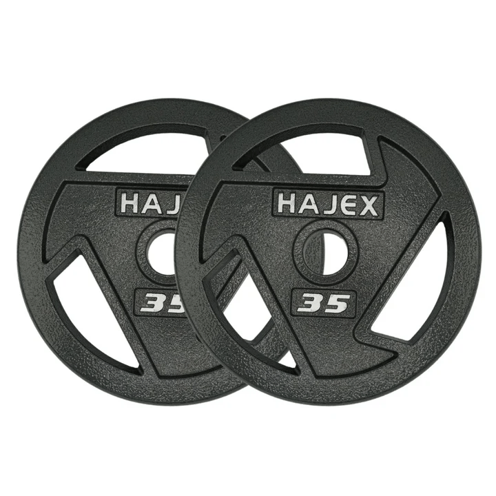 HAJEX Tri Grip Cast Iron Weight Plates - Jack Righteous