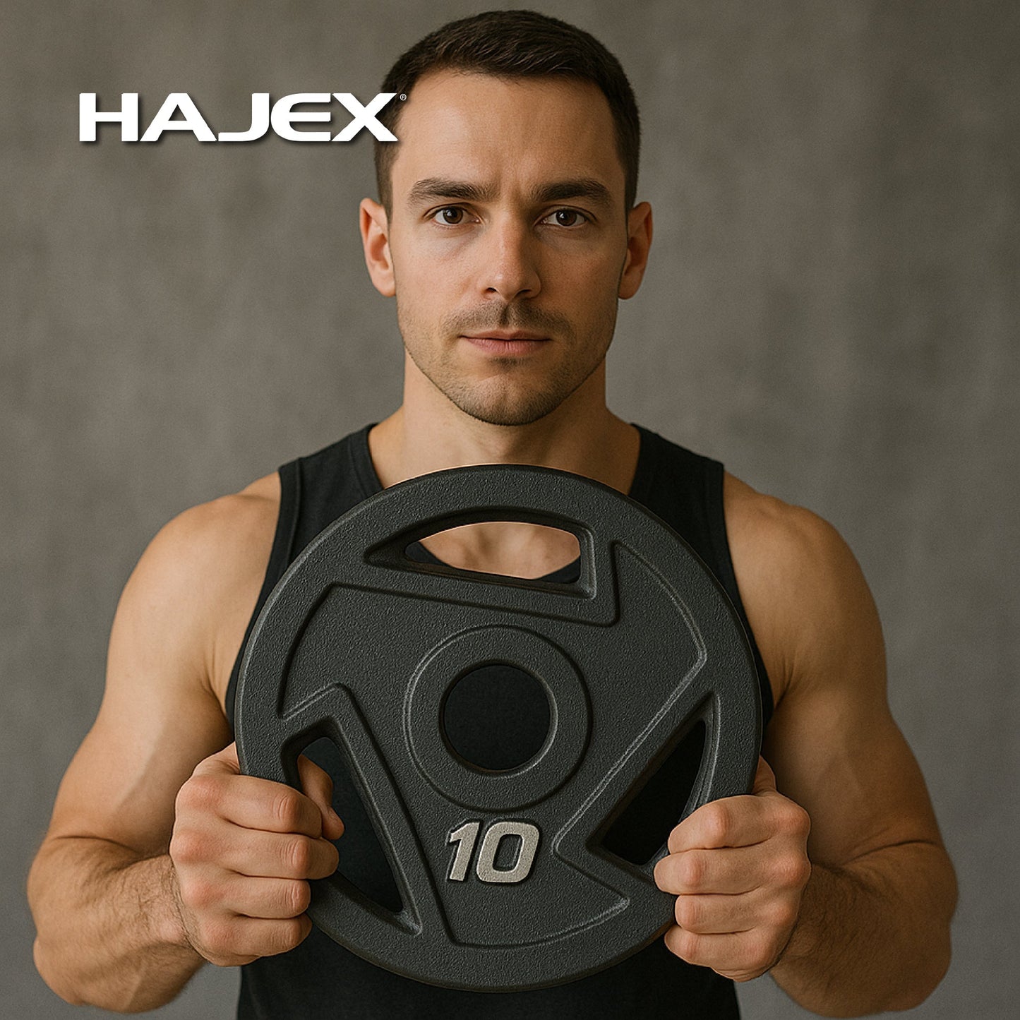 HAJEX Tri Grip Cast Iron Weight Plates - Jack Righteous