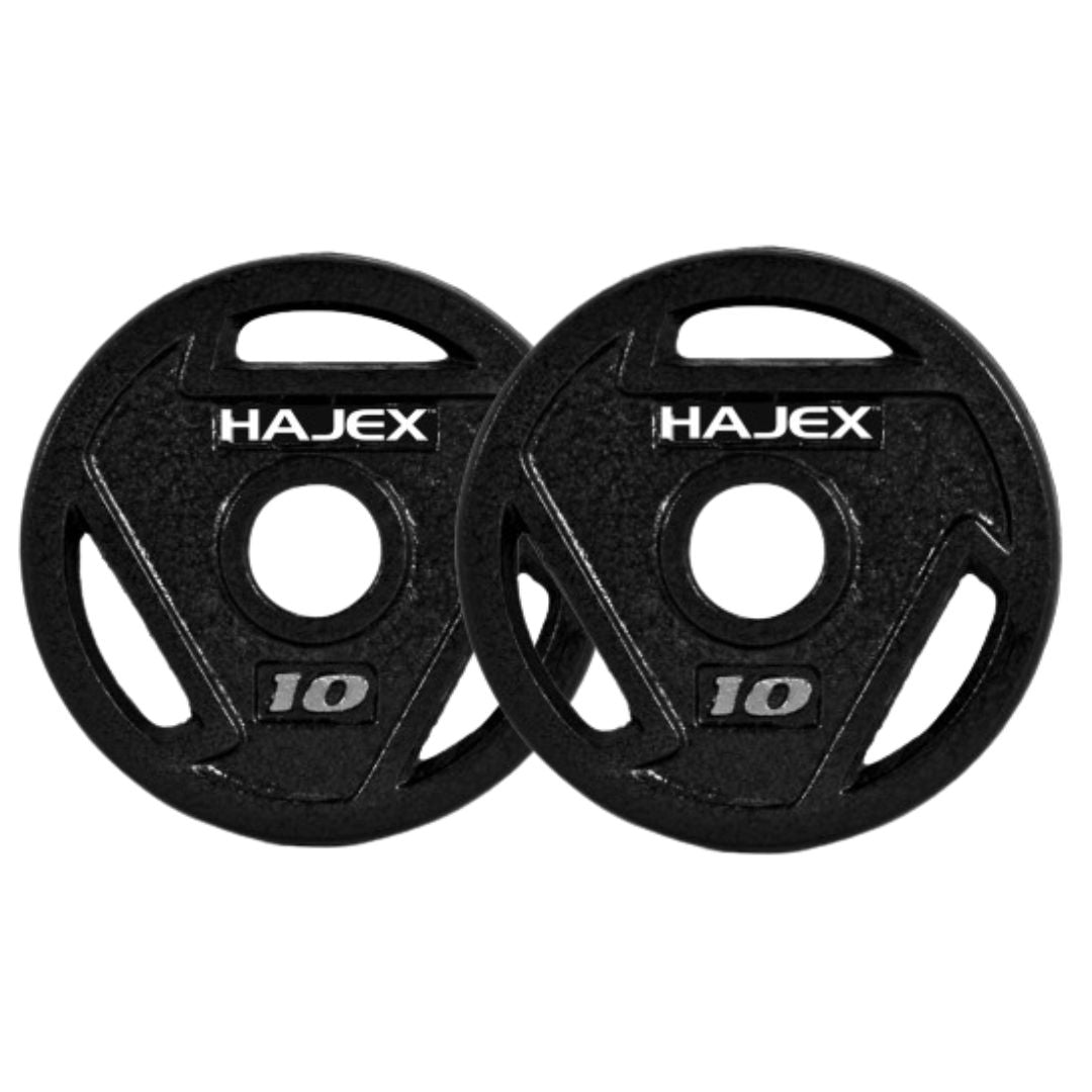 HAJEX Tri Grip Cast Iron Weight Plates - Jack Righteous