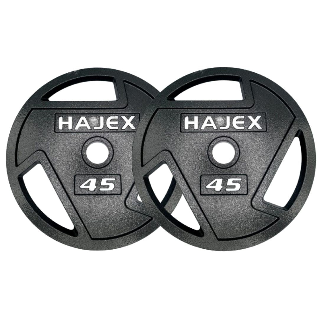 HAJEX Tri Grip Cast Iron Weight Plates - Jack Righteous
