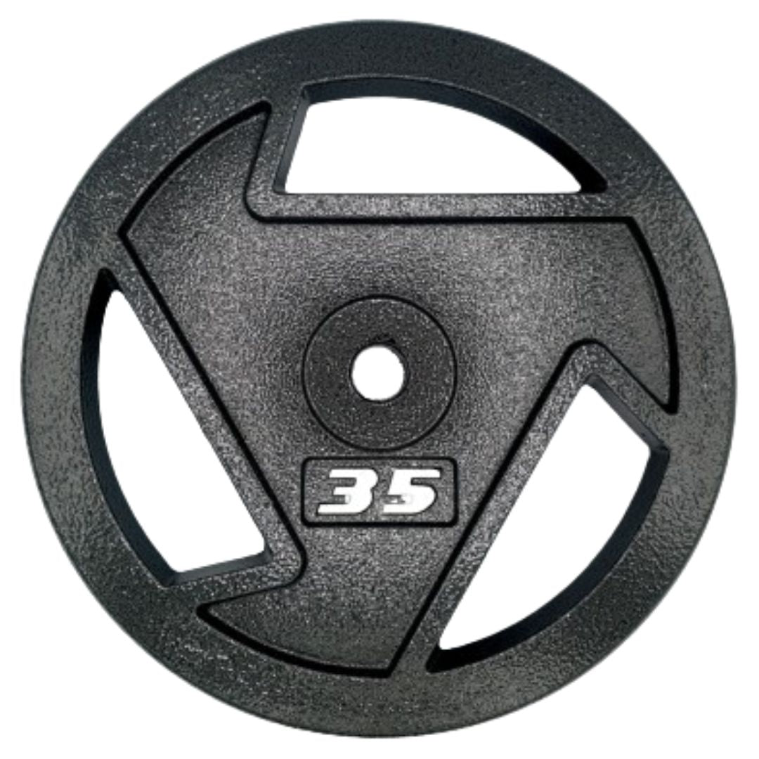 HAJEX Tri Grip Cast Iron Weight Plates - Jack Righteous