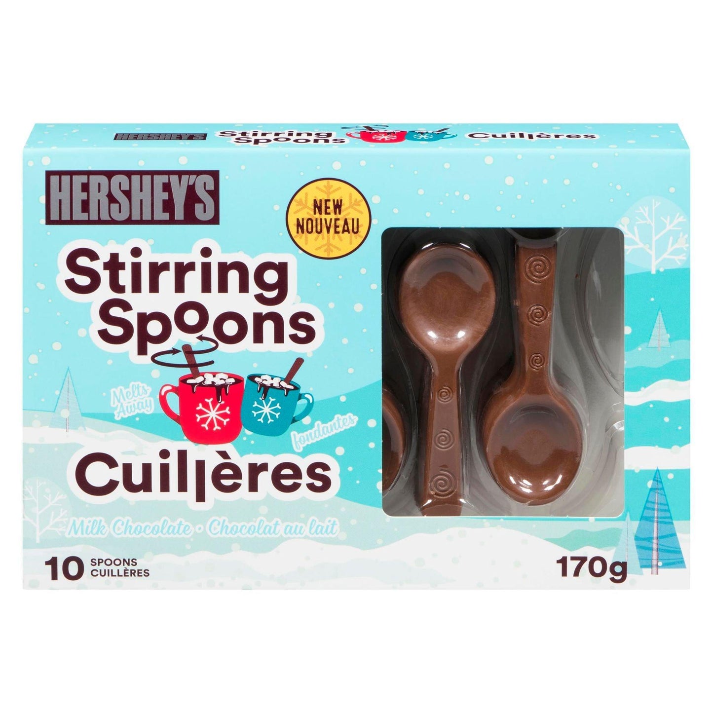 Hershey Milk Chocolate Stirring Spoons, 10-pk