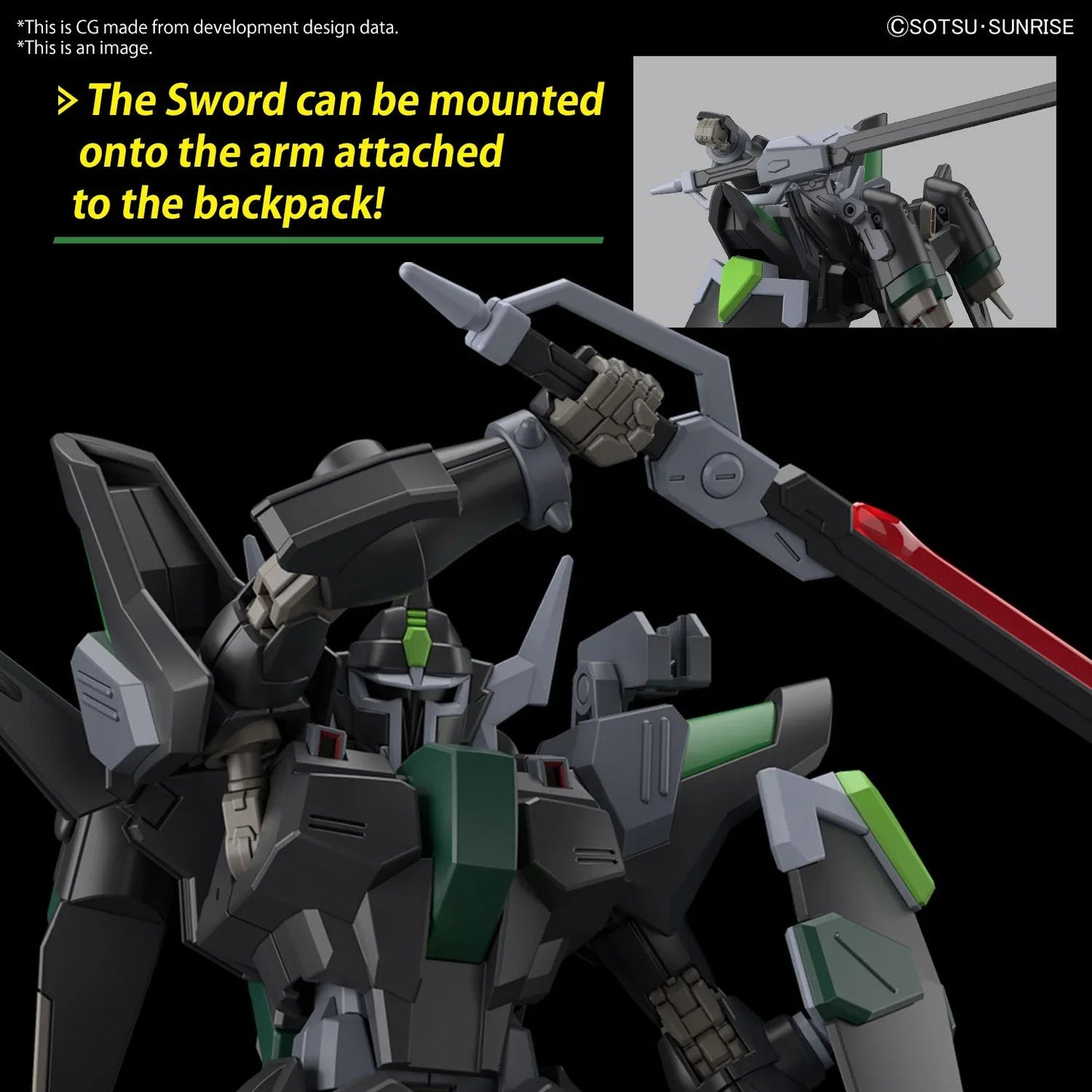 HG 1/144 Black Knight Squad Rud - ro.A (Griffin Arbalest Custom) - Jack Righteous