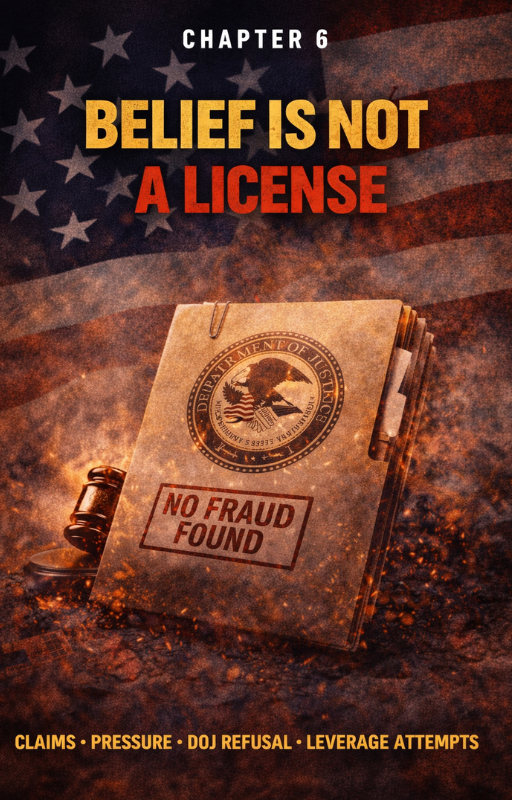 Indefensible: An Evidence-Based Audit of Donald Trump, chapter 6 cover