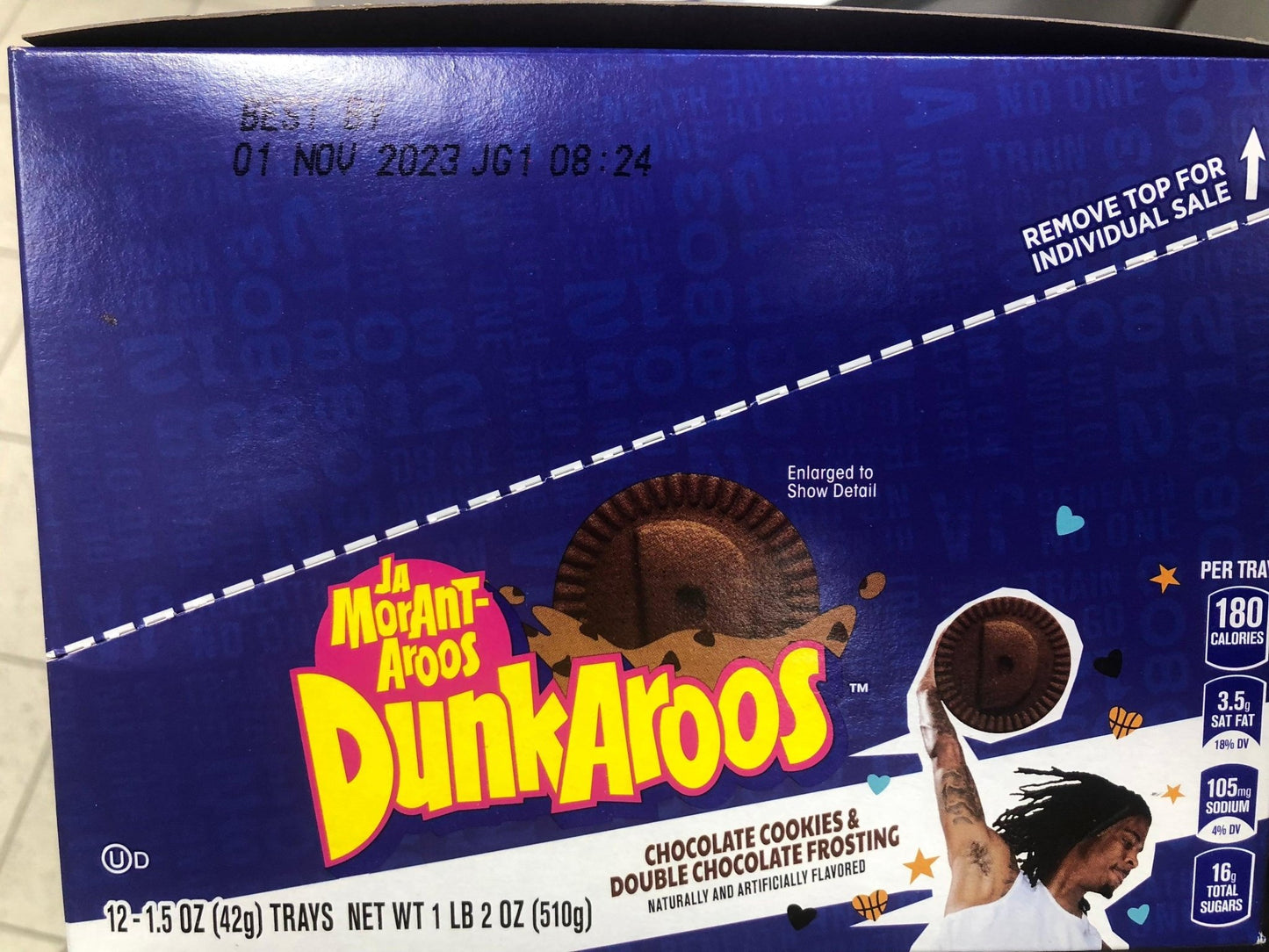 Ja Morant - DunkAroos Chocolate Cookies & Chocolate Double Frosting Box - Jack Righteous