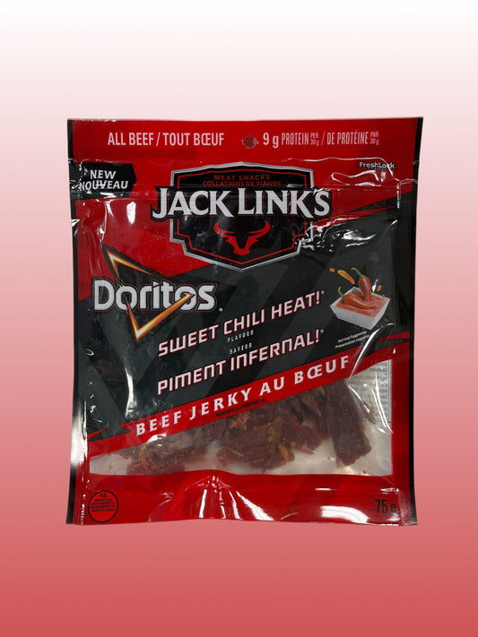 Jack Links All Beef Jerky Doritos Sweet Chili Heat 75G