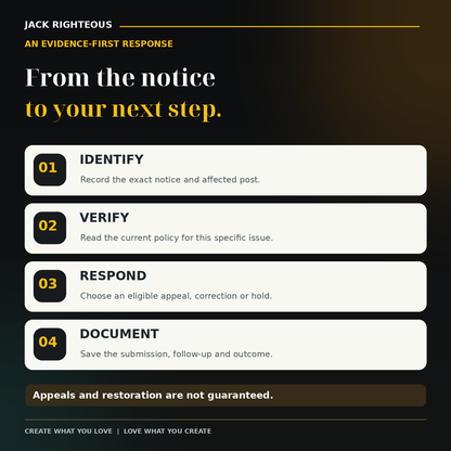 Identify, verify, respond, and document: the four-step TikTok creator protection workflow