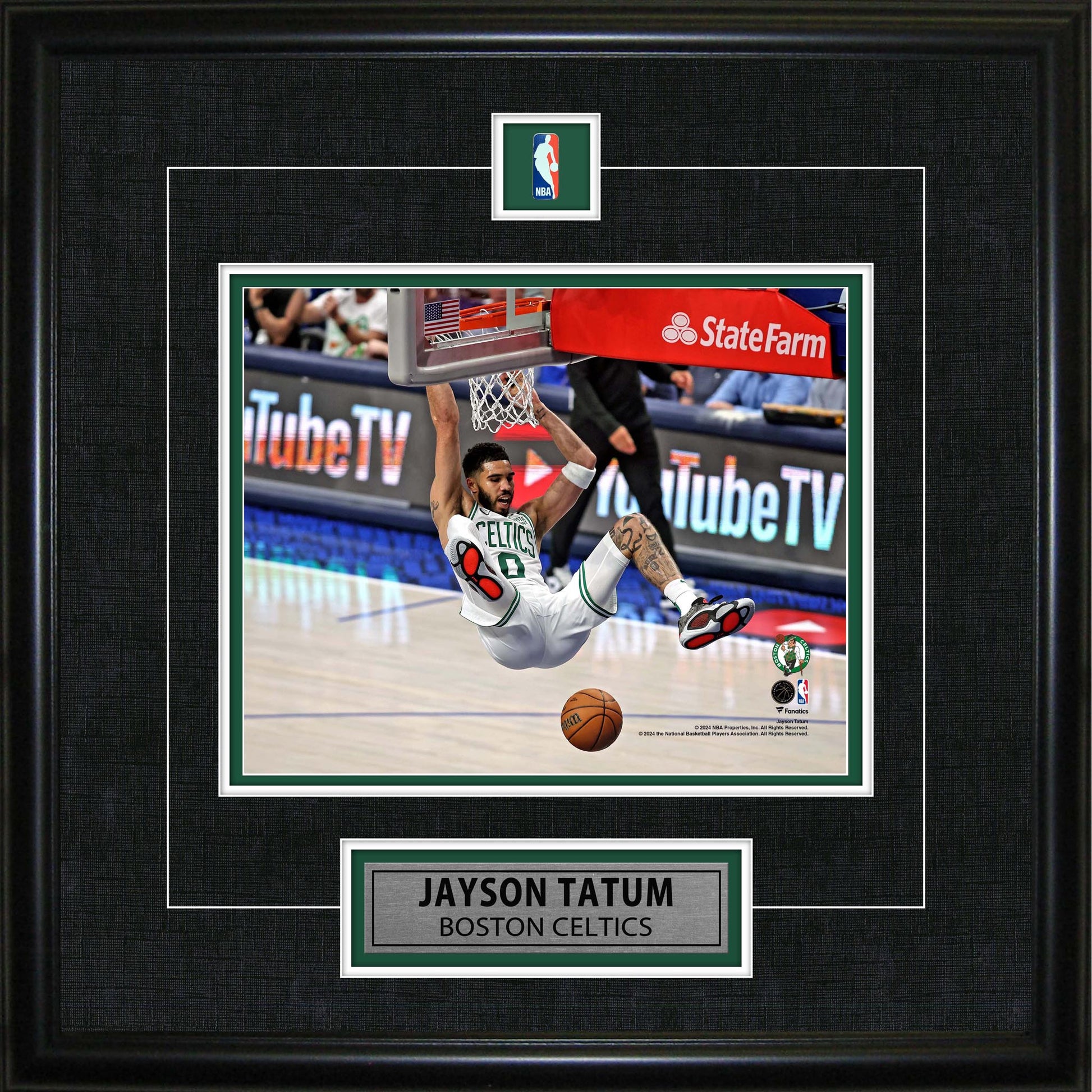 Jayson Tatum Framed Pin & Plate Boston Cetics Finals Game 3 - Jack Righteous