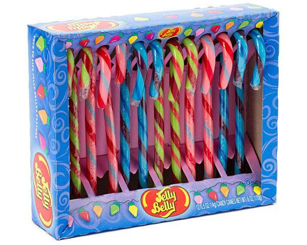 Jelly Belly Christmas Candy Canes - 12 Count