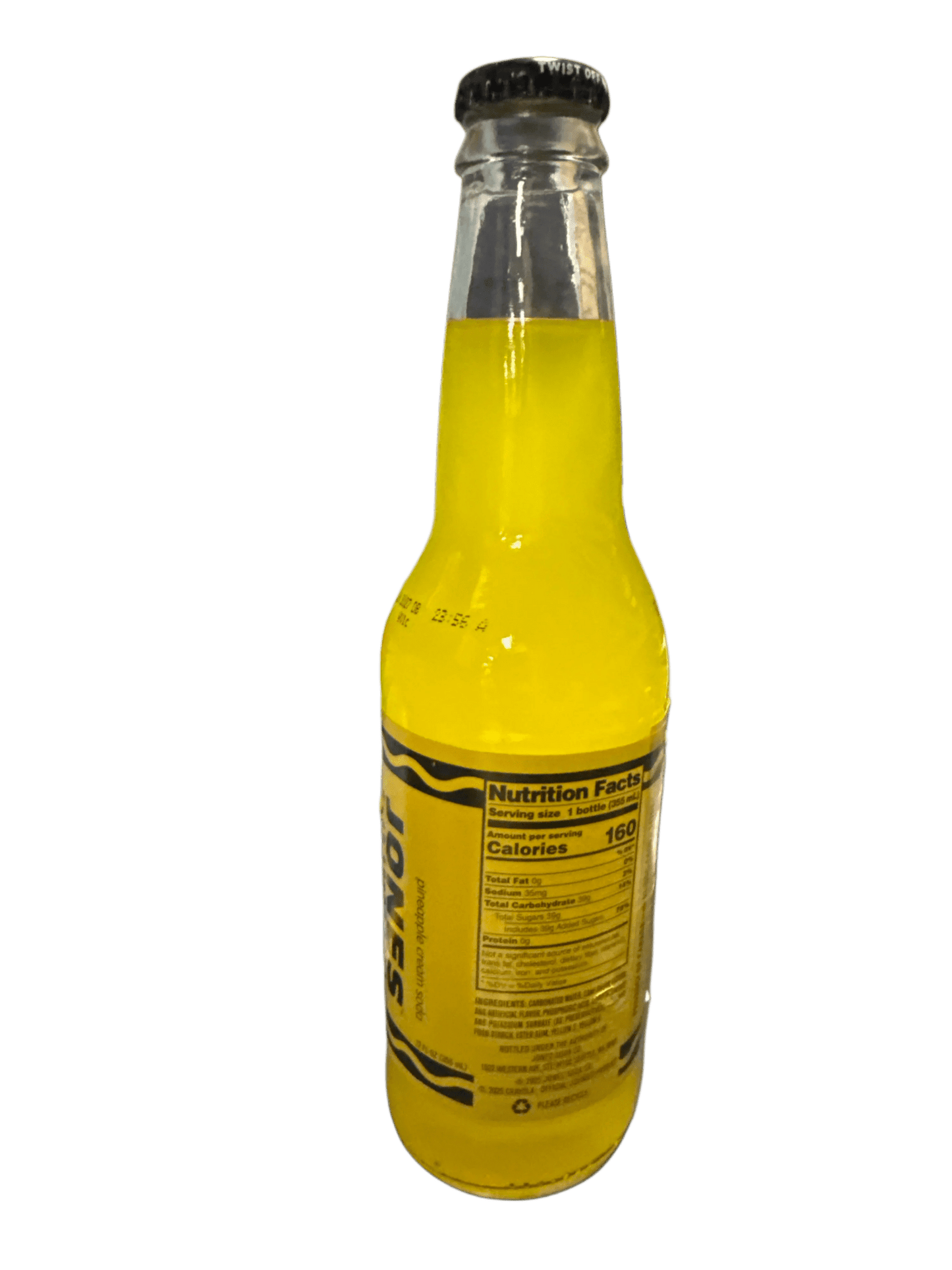 Jones Crayola Limited Edition Pineapple Cream Soda Glass Bottle 355ML - U.S Edition - Jack Righteous