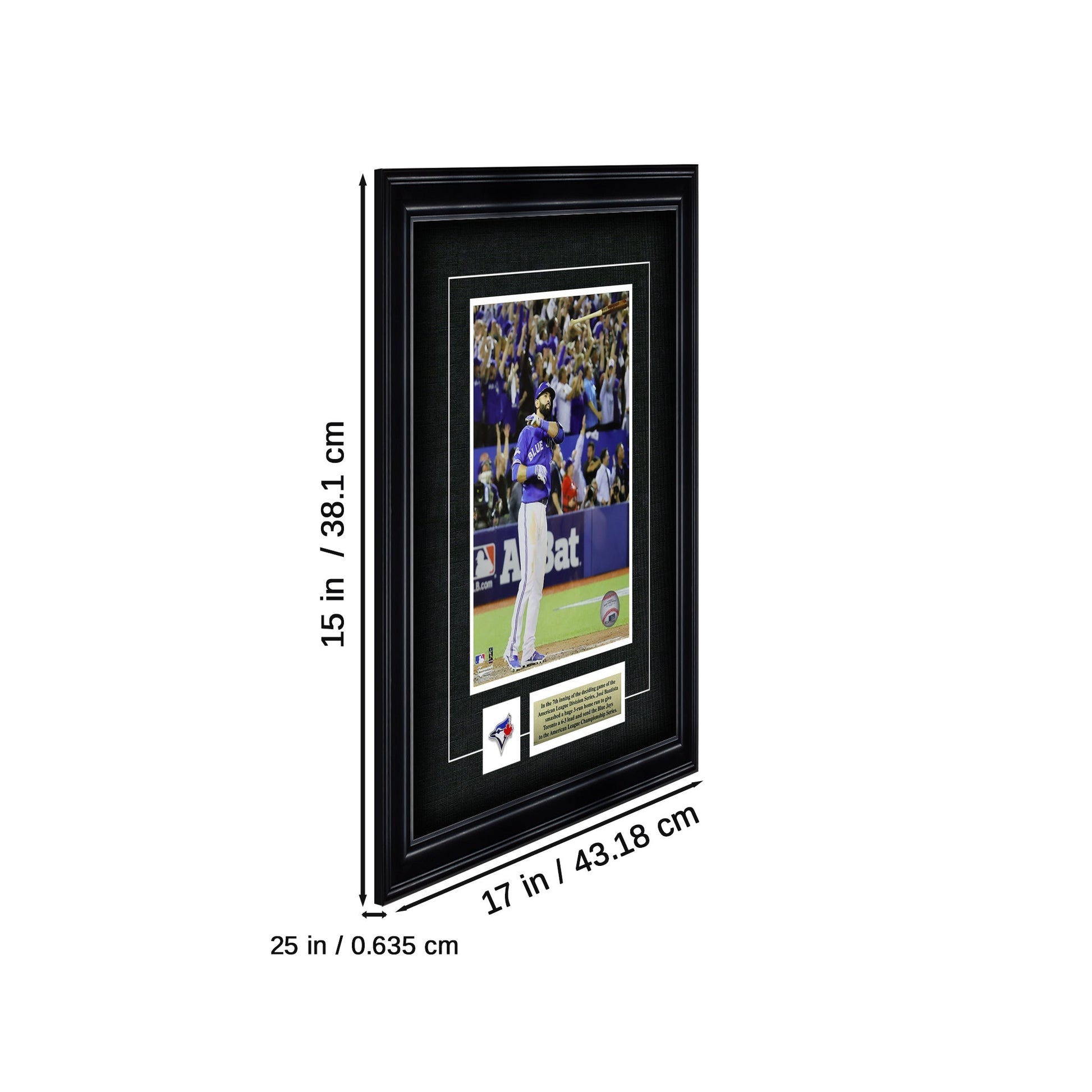 Jose Bautista Toronto Blue Jays Framed 8x10 Homerun Bat Flip Photo - Jack Righteous